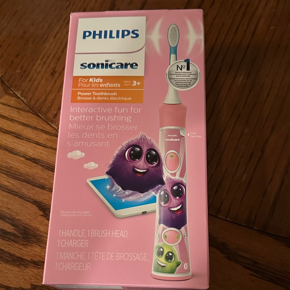 Philips Sonicare Kids Electric Toothbrush - Fun Pink Design